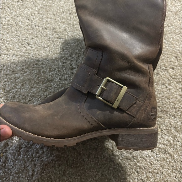 Timberland 🤩Brown Leather Knee-High Boots - Picture 5 of 7